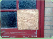 boarded up Ferryhill